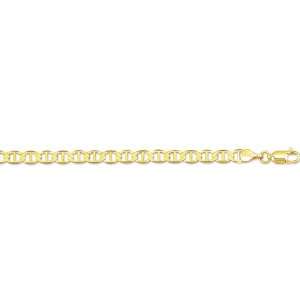  10k Gold 7 Inch Mariner Chain Bracelet 5.4mm   JewelryWeb 
