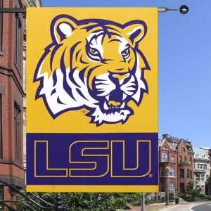  NCAA Louisiana State Fightin Tigers 2 Sided 28 by 40 inch 