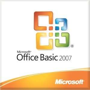  MICROSOFT OEM/DSP, Microsoft Office 2007 Basic   1 PC 