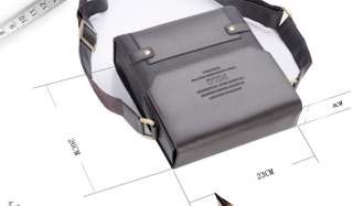Polo Mens Faux Leather Messenger Bag Briefcase Satchel ACM3  