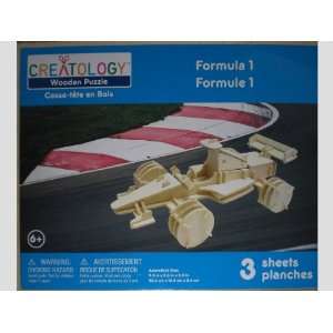  Formula 1 Race Car   Creatology Wooden 3 D Puzzle: Toys 