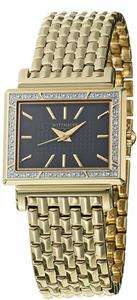 WITTNAUER Metropolitan Womens Goldtone Steel Diamond Watch 12R041 