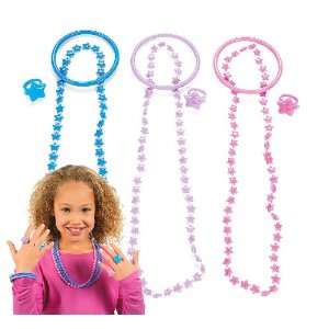  Plastic Star Jewelry Sets (9 pc) Toys & Games