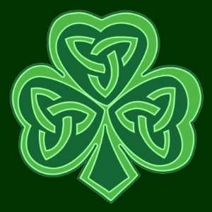 Celtic Knot Shamrock Stickers