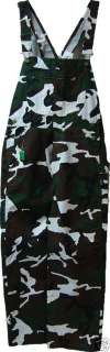 ROTHCO URBAN CAMOUFLAGE BIB OVERALLS GREEN SIZE YOUTH  