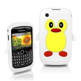   Silicone Case for BlackBerry Curve 8520/9300 + Screen Protector  
