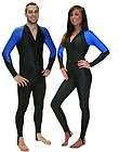   Black/Blue Lycra Dive Skin   LG for Scuba Diving and Water Sports