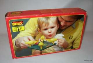 Vintage BRIO Pecking Hens Wooden Toy 31911 Original Box  