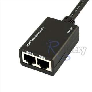 HDMI Extender Repeater 1080p by Cat5e Cat6 Lan RJ45 Cable for HDTV PS3 