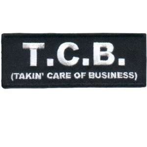  T.C.B. Taking Care of Business TCB Biker NEW Vest Patch 