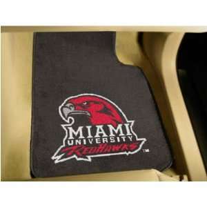  Miami Ohio Redhawks NCAA Car Floor Mats (2 Front 