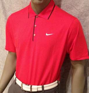 607) M 2012 Nike Tiger Woods Golf Tour Ultra Light Polo Shirt $95 