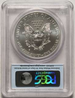 2011 S Silver Eagle PCGS MS69 FirstStrike Flag Label from 25th 