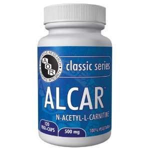 ALCAR N Acetyl L Carnitine 500mg (60 VeggieCaps) Brand A.O.R Advanced 