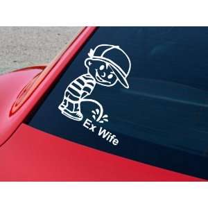 Car Decal Made of High Quality Vinyl Calvin Peeing Parent Decal 8 X 8 