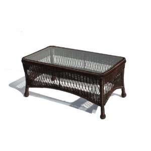  Princeton Outdoor Wicker Coffee Table (Shown in Chocolate 