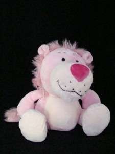 Cute pink plush lion stuffed animal Valentines Day Gift  