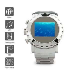   Touch Screen Watch Cell Phone (Fm, Mp3 Mp4 Player): Cell Phones