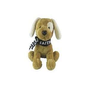  Plush Dog Brown With White Spots