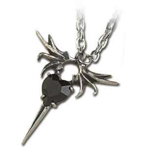  Dragon Heart   Alchemy Gothic Pendant Necklace: Jewelry