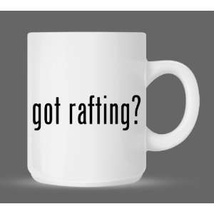   rafting?   Funny Humor Ceramic 11oz Coffee Mug Cup: Kitchen & Dining