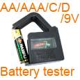 BT 168D Digital Testers for Button Cell Battery AA/9V/C  