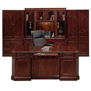  Executive Suite with Desk and Wall Unit