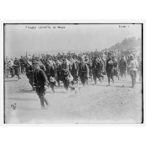 French Infantry on march