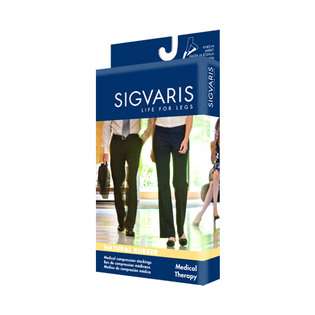 DeluxeComfort Sigvaris   Natural Rubber 500   Open Toe Knee Highs 