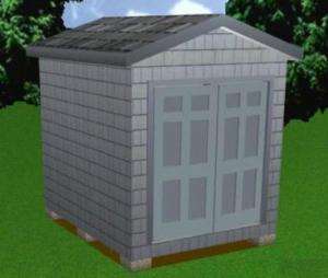 8x10 Storage Shed Plans Package, Blueprints + More  