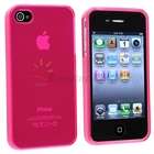 New for iPhone 4S 4 4GS S G WALL+CAR CHARGER+PINK CASE+MIRROR GUARD
