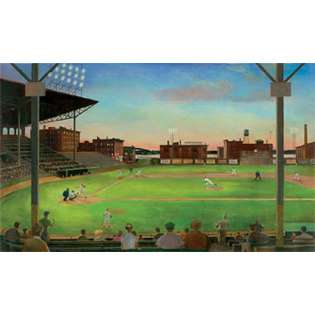 Baseball Stadium   Large Sports Wall Mural  For the Home Kids Room Fun 