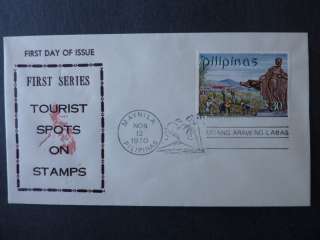   TOURIST ON STAMPS FIRST DAY COVERS, POST OFFICE FRESH (x4)  