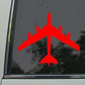  B 52 G Stratofortress Bomber Red Decal Window Red Sticker 
