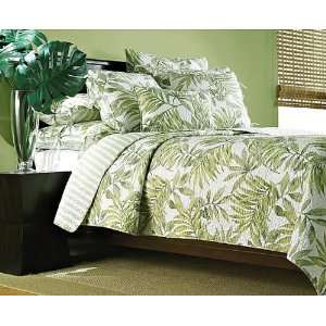 Tropical Palm Tree Cotton King Quilt Set:  Home & Kitchen