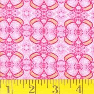  45 Wide Florals & Corals Visions Pink Fabric By The Yard 