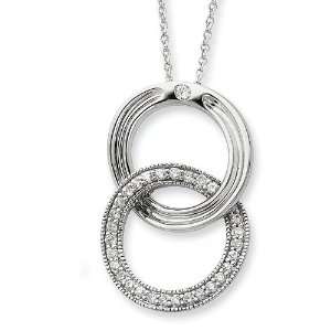   and CZ Cut Out Circles 18 Inch Necklace West Coast Jewelry Jewelry
