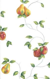 Apples & Pears Country Kitchen Wallpaper Double Rolls  