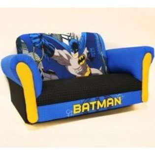 NewCo Warner Brothers Batman Rocking Sofa   Blue / Yellow / Grey   19 