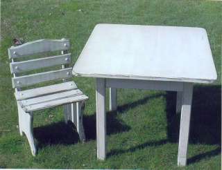 Childs Square Table & Chairs PATTERN  