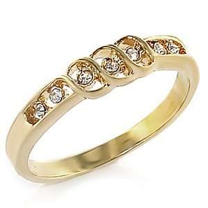  Swarovski Gold Designer Ring 12 Pack
