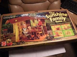 1974 Mattel Sunshine Family House New in Box  