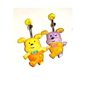  Body Accentz™ Belly Button Ring Navel 2 puppy dogs Body Jewelry 