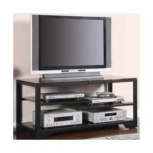  TV Stands Contemporary Metal and Glass Media Console by 
