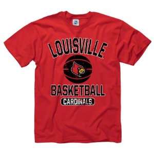    Louisville Cardinals Red Youth Ballin T Shirt: Sports & Outdoors