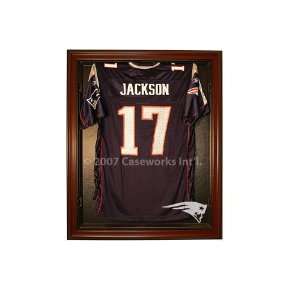 New England Patriots Football Jersey Display Case with Removable Face 