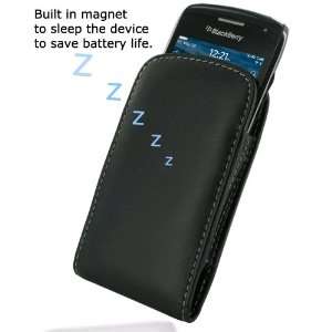   Vertical Pouch Case Cover for Blackberry Curve 9380 Black: Electronics