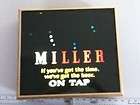 miller beer clock  
