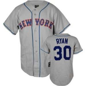  Nolan Ryan Mets Gray Cooperstown Replica Jersey Sports 