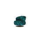 Enza Collection Tristan Swivel Chair in Turquoise